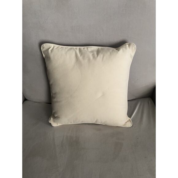 Vtg Christmas Snow Family Throw Pillow Snowman Family 17 X 16 Home Decor Country - Picture 5 of 5